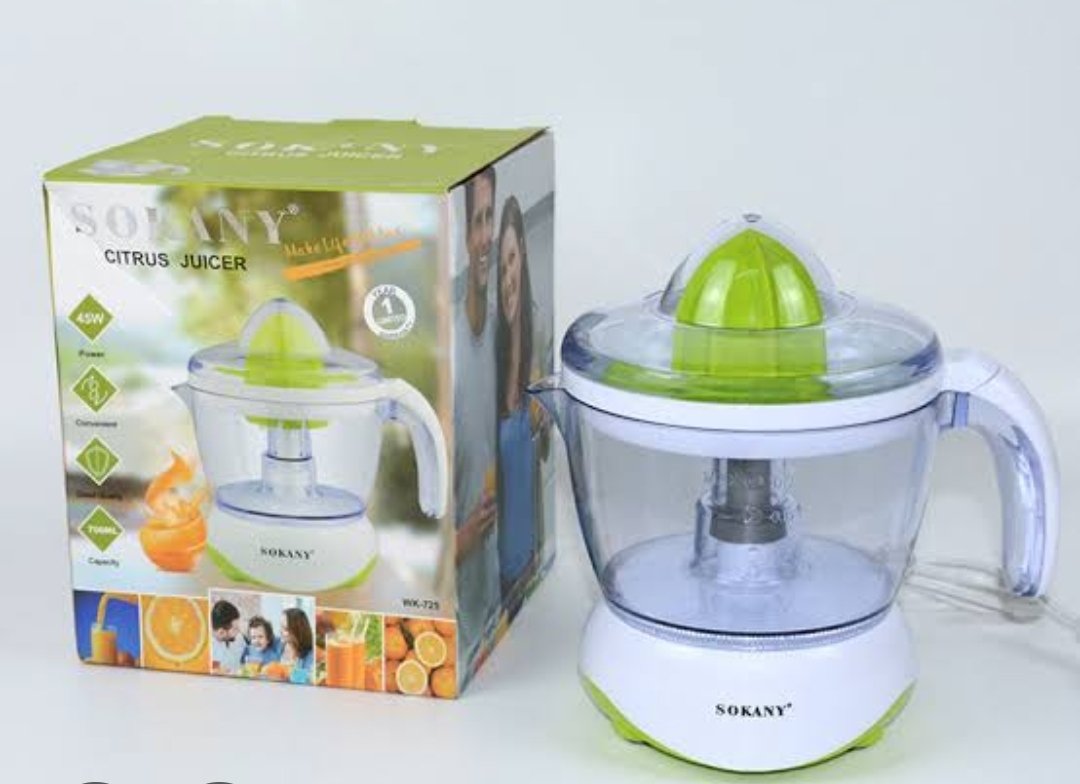 عصارة Sokany Presse Agrumes Electrique 700Ml