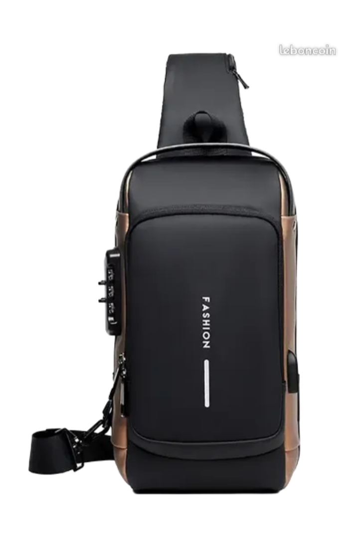 💼 حقيبة كتف أنيقة مضادة للسرقة مع منفذ شحن USB مثالية للاستعمال اليومي